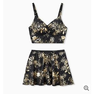 Torrid Swim Skirt & Bikini Top